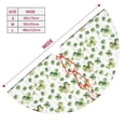 thumbnail image 3 of Sikiie St Patrick's Day3 30-48 inches {designName} Print Christmas Tree Skirt Snowman Xmas Tree Skirt with Edge Christmas Decorations for Holiday Party48", 3 of 7