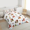 thumbnail image 3 of Homewish Kids Teens Cartoon Dachshund Bedding Comforter Set 2pcs,Merry Christmas Twin Comforter Sets Microfiber,Polka Dots Breathable Bedding Set,Microfiber Bedroom Decor,Reversible, 3 of 8