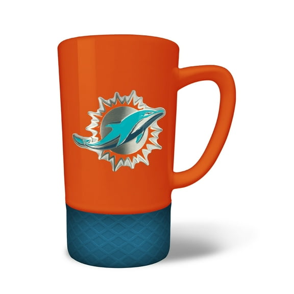 Miami Dolphins 15oz. Team Colored Jump Mug