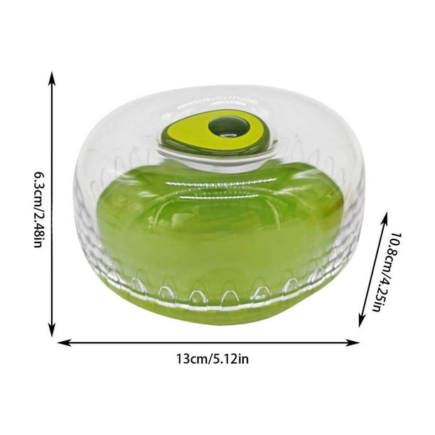 Herramientas y mejoras para el hogar Contenedores para verduras con tapa para refrigerador Contenedor para almacenar cebollas Aguacates Protector de tomates y estante reutilizable para limones La caja