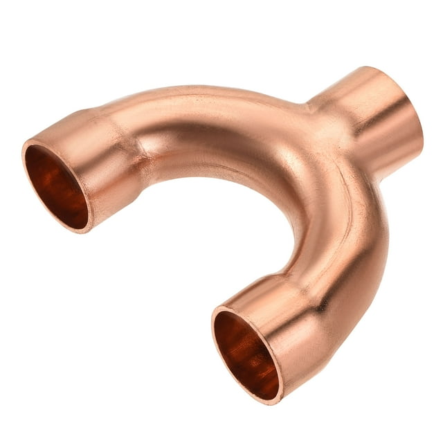 Unique Bargains Tee Y Type Copper Fitting Welding Joint 5/8 Inch ID for HVAC Air Conditioner Refrigeration