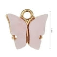 thumbnail image 5 of SPRING PARK 5Pcs Women Style Alloy Epoxy Butterfly Copper Necklaces Accessories, 5 of 8