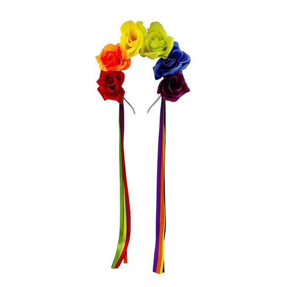 OPDBN Flowers Boho Style Headband Hair Decor Accessory Wedding Festivals Hair Ban GXY