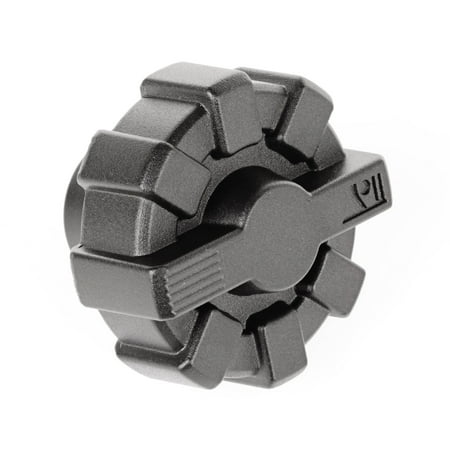 Rugged Ridge 11229.10 Elite Aluminum Fuel Cap; Black; Aluminum;