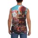 thumbnail image 4 of Fotbe fairy-tale-world-with-delicious-candy Men's Camiseta sin Mangas Estampada para Hombres, Playera Casual para Gimnasio, Entrenamiento, Playa-3X-Large, 4 of 7