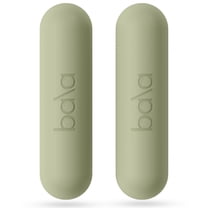 Bala Bars Dumbbell Set for Women & Men, 3lb Dumbbells (Sage) - Set of 2 Bars for Strength Training