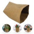thumbnail image 3 of Washable Kraft Paper Container Decorative Reusable Paper Bag Organizer Flowerpot Cover Toy for Decoration and Storage Size S(Light Brown), 3 of 9