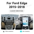 thumbnail image 3 of 13.6 inch Carplay Screen/Radio/Multimedia Player for Ford Edge 2015 2016 2017 2018 Models Universal Car Navigation/GPS Upgrade Headunit Android Display Video 1080P Touch Screen Replace System, 3 of 11