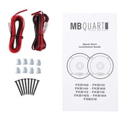مكبرات صوت MB Quart FKB116S Formula Slim Mount Car (أسود ، زوج) - مكبرات صوت محورية 6.5 بوصة ، 60 وات ، صوت سيارة ، كروس أوفر داخلي ، 1 مكبرات صوت بوصة (لم يتم تضمين المشاوي)