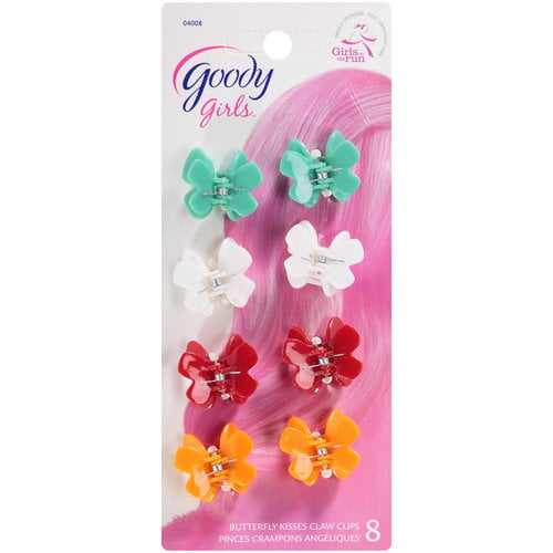 goody butterfly hair clips