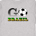 thumbnail image 4 of Inktastic Go, Brazil- Soccer, Football Boys or Girls Long Sleeve Toddler T-Shirt, 4 of 5