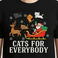 thumbnail image 3 of Cats For Everybody Christmas Cat Xmas Santa – T-Shirt, Hoodie & Sweatshirt – Holiday Cat Lover – Festive Fun, 3 of 6
