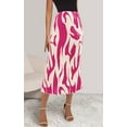 thumbnail image 3 of PRETTYGARDEN Women's Summer High Waist Graphic Print A Line Pleated Long Skirts for Women Trendy Plisse Midi Skirt, 3 of 6
