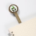 thumbnail image 3 of Saint Patrick's Day Lace Bookmark in Antique Bronze: Reading Accessories for Book Lovers, 3 of 5