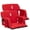 Red, variant on Wisykoke 2 Pack 20.5 inch Wide Stadium Seats for Bleachers with Back Support, 6-Position Adjustable Bleacher Chairs with Armrests, Cup Holder & Thick Cushion, Large Pockets for Outdoor Sports & Conce