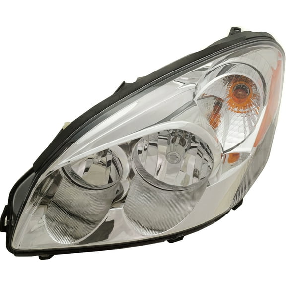 Headlight Compatible With 2006-2011 Buick Lucerne Left Driver Halogen With bulb(s)