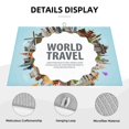 thumbnail image 3 of Fotbe World Travel Alfombrilla de Secado para Cocina con Estampado, 18x24 Pulgadas, 3 of 7
