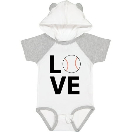 

Inktastic Love for Baseball Gift Baby Boy or Baby Girl Bodysuit