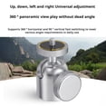 thumbnail image 3 of Pebbuoy Aluminum Alloy Mini Ball Head 360 Degree Rotatable 1/4 3/8-inch Screw Metal LED Video Light Cell Phone DSLR Camera Monopod Tripod Head Mount Adapter Camera Accessories, 3 of 8