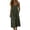 *Army Green, variant on VBVC Women's Cotton-Linen Spaghetti Strap Midi Dress , Summer V-Neck Dresses For Women,Ladies' Button Front A-Line Dress with Pockets,Gray,S-2XL