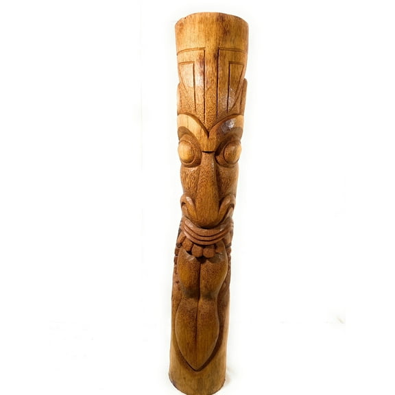 Maori Outdoor Tiki Totem 60 inch - Royal Palm Natural Finish | #lbj3026150g