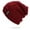 Red, variant on IDALL Beanie Skull Cap Womens And Mens Warm Knitted Hat Mens Soft Wavy Sweater Hat Thickened Hat Running Hat Hats for Men Black One Size
