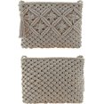thumbnail image 4 of Women's Straw Shoulder Bag, Retro, Small Straw Bag, Shoulder Bag, Beach Bag, White., 26*19cm, Shoulder Bag, 4 of 4