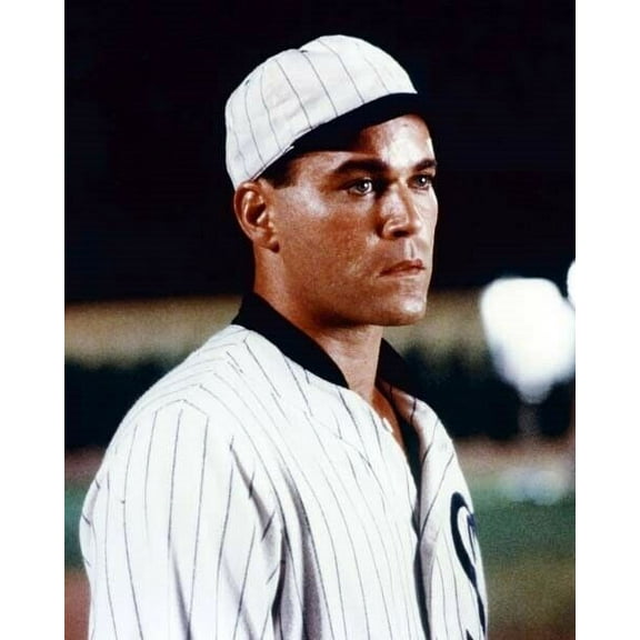 Ray Liotta as Shoeless Joe in baseball shirt & cap Field of Dreams poster 24x36