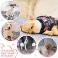 thumbnail image 3 of Waterproof Guinea Pig Blankets - Set of 4 | Washable Small Animal Fleece Bedding | Absorbent Cage Liners | Reusable Pet Pee Pad Sleep Mat | Hamster Ferret Accessories | Cute Star P, 3 of 4