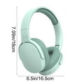 thumbnail image 3 of Cagogo under $5 Over-Ear Wireless Headphones, Over-Ear Wireless Bluetooth Headphones, HiFi Stereo Sound with Noise Cancellation, Foldable Travel Headphones, 40mm Driver Headset, Comfortable Ear Cups, 3 of 9