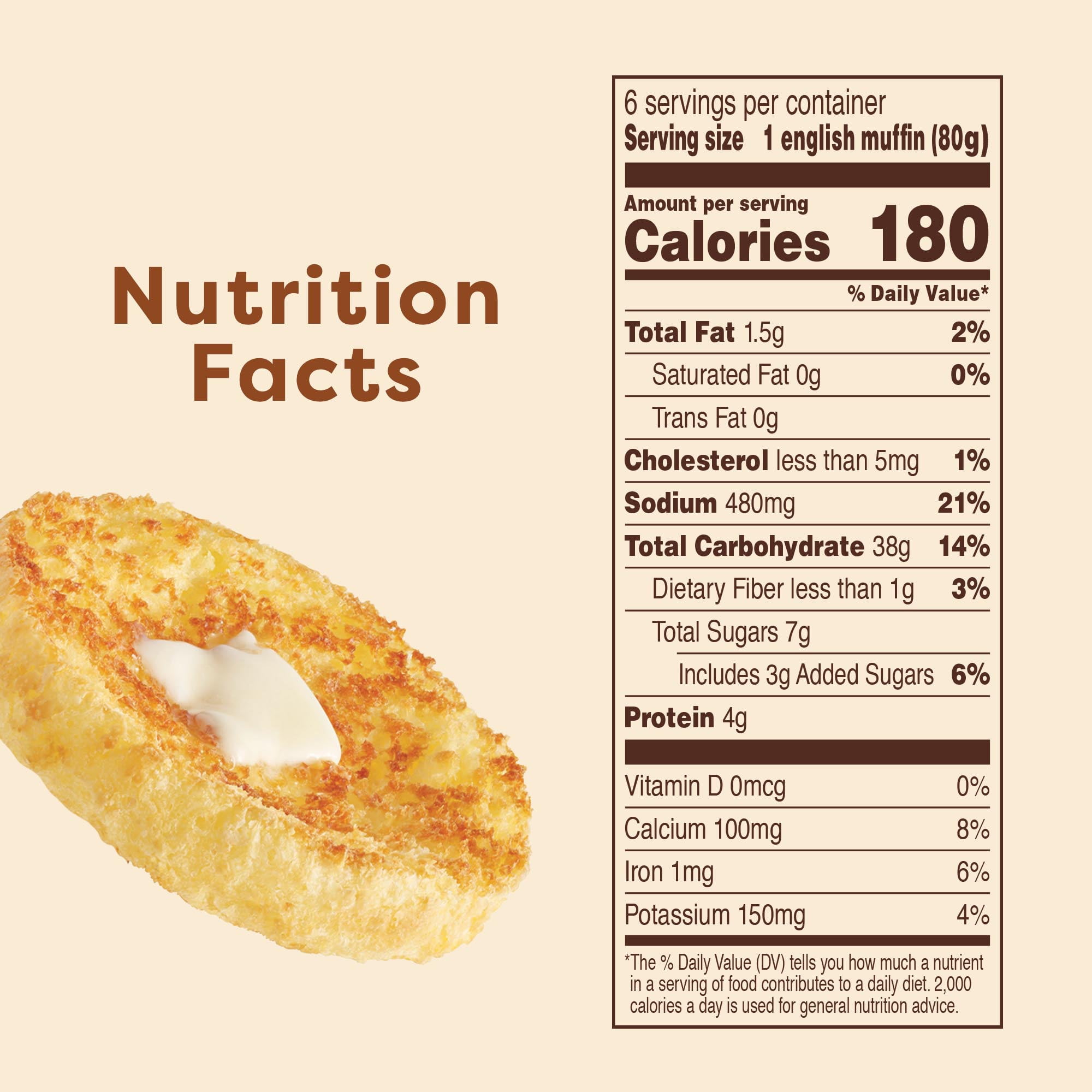 Glutino Gluten Free Original English Muffins, Frozen, 16.9 oz. (frozen)