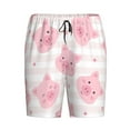 thumbnail image 4 of Fotbe Cartoon Pig Pajama Shorts for Men, Men's Pajama Bottoms, Sleepwear,Short Pajama Pants-XX-Large, 4 of 9