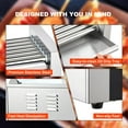 thumbnail image 5 of Gonipol Hot Dog Grill Machine 7 Roller Sausage Rack 18 Hot Dog Grill Stainless Steel Led Light 1200w 110V Portable Commercial BBQ Accessories For Picnic Barbecue Camping stylish, 5 of 9