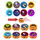 thumbnail image 1 of 2024DIY Halloween pequeño libro calabaza regla suave Halloween nuevo borrador sacapuntas, 1 of 3