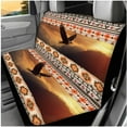 thumbnail image 3 of KUIFORTI Tribal Aztec Car Seat Covers Full Set 14 Pieces with Headrest Covers for Car Steering Wheel Cover Auto Center Console Pad Cars Seat Belt Cover for Cars Sedans SUVs, 3 of 7