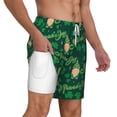 thumbnail image 2 of Kdxio St Patrick'S Day9 Print Men'S Swim Trunks With Compression Liner 7 Inch Inseam Quick Dry Swim Shorts, 2 of 7