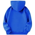 thumbnail image 3 of CYRBOKO Boys Halloween Hoodies, Long Sleeve Loose Fit Holiday Casual Kids Sweatshirts Blue Size 13-14 T, 3 of 5