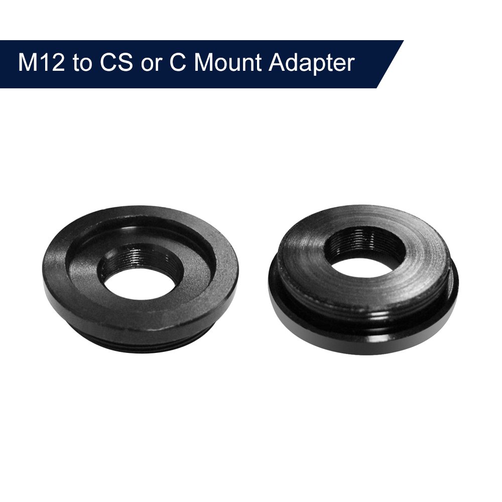 2PCS/Lot Metal M12/C M12/CS Lens Mount Adaptor Zinc Alloy M12 to CS or