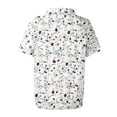 thumbnail image 4 of NAMTYQX Summer Tops for Women 2025 Short Sleeve Lapel V Neck Casual Trendy Soft Womens Polo Shirts Light Purple Size 2XL, 4 of 5