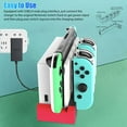 thumbnail image 6 of Charging Dock Fit for Nintendo Switch/OLED/Joy-Con Controller, Fast Charging Station, Switch Controller Charger Stand, 6 of 10