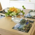thumbnail image 4 of Ambesonne Tropical Place Mats Set of 4, Exotic Beach Summer, Standard Size, Green Blue Pale Brown, 4 of 6