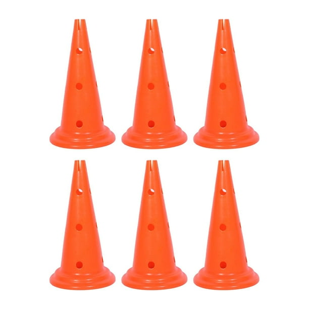 6x conos de fútbol, conos de entrenamiento, conos de agilidad, conos de obstáculos, cono de entrenamiento deportivo para baloncesto, entrenamiento de