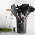 thumbnail image 4 of Amdohai 9PCS Cooking Utensils with Storage Holder Kitchen Utensil Set Silicone, 4 of 7