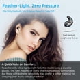 thumbnail image 5 of Bluetooth Headphones True Wireless Earbuds 60H Playback LED Power Display Earphones with Wireless Charging Case IPX5 Waterproof in-Ear Ear buds with Mic for TV Smart Phone Laptop Computer Sports, 5 of 8