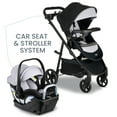 thumbnail image 2 of Britax Willow Brook S+ Baby Travel System, Infant Car Seat and Stroller Combo, Glacier Onyx, 2 of 7