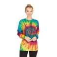 thumbnail image 5 of DARESAY Tie Dye Style Long Sleeve T-Shirt Men Women - Fun, Multi Color Tops, 5 of 6