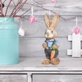 thumbnail image 3 of Bunny Statue Easter Easter Theme Party Supplies Holiday Wedding Decorations C, 3 of 8
