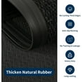 thumbnail image 5 of BESTVUE Commercial Outdoor Doormat Heavy Duty for Front Door Entrance Welcome Mat Non-Slip Black 4"x11", 5 of 6