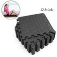 thumbnail image 1 of 12 Uds. Alfombrillas para suelo de gimnasio y gimnasio en casa, alfombrillas de espuma para suelo, alfombrilla para ejercicios, baldosas de espuma, alfombrillas entrelazadas, 1 of 7