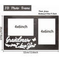 thumbnail image 2 of MDF Double Photo Frames Display Photo Frame Rectangle with Word Butterfly 200x320mm, 2 of 7